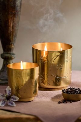 Terrain Night Sky Candle