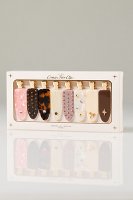 By Anthropologie Crease-Free Hair Clips, Set of 8 | Anthropologie