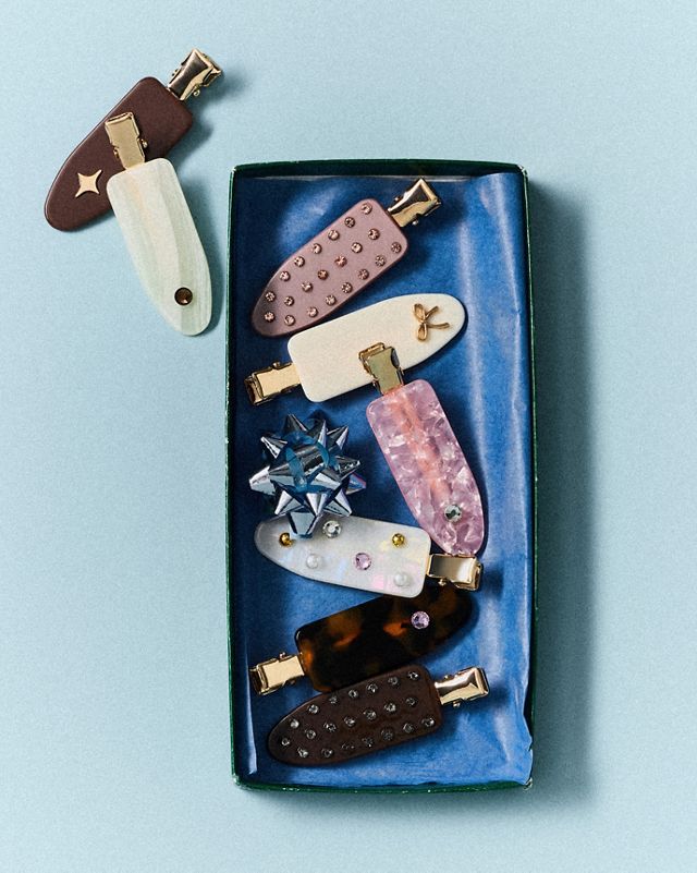 By Anthropologie Crease-Free Hair Clips, Set of 8 #2