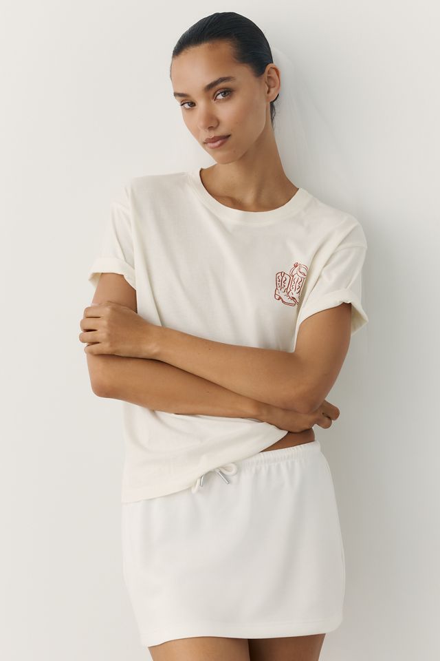 Letluv Found Her Cowboy 100% Cotton Bridal Tee #1