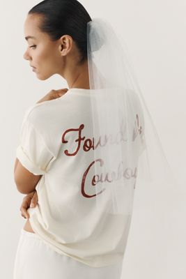 Letluv Found Her Cowboy 100% Cotton Bridal Tee