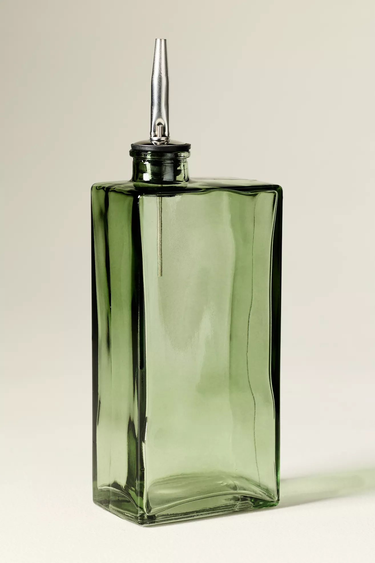 Rectangular Glass Oil Cruet - thumbnail 3