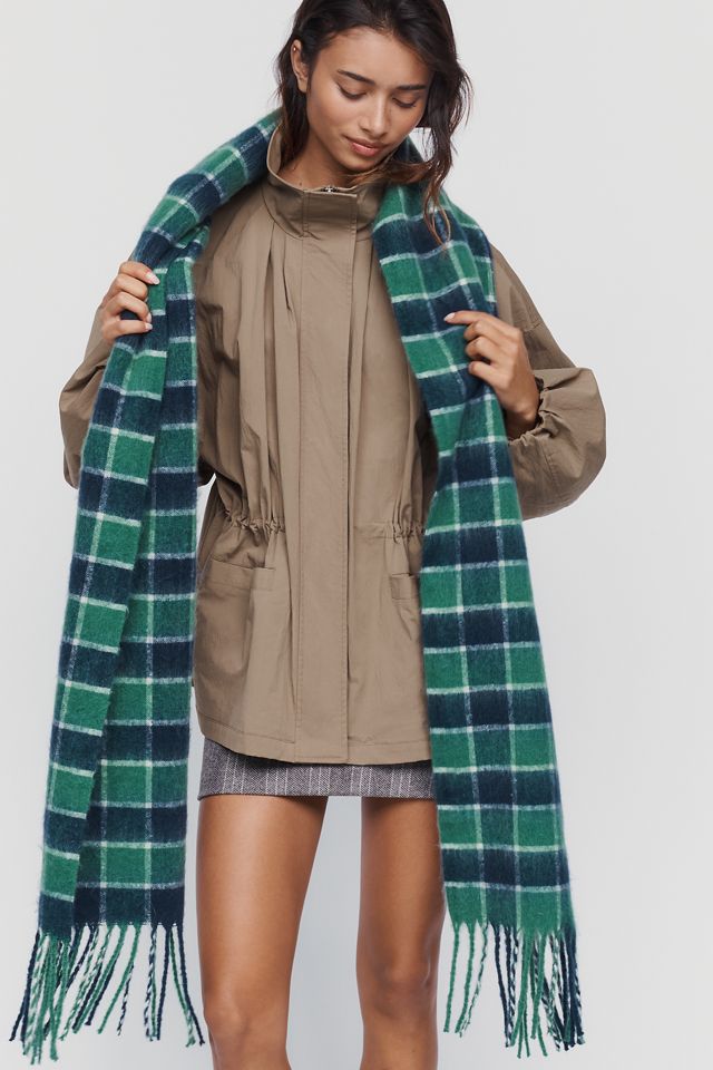 Maeve Pop Plaid Scarf #1