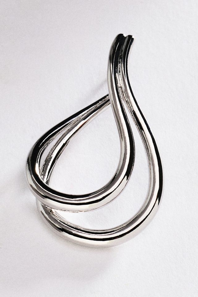 By Anthropologie Twisted Teardrop Earrings #1