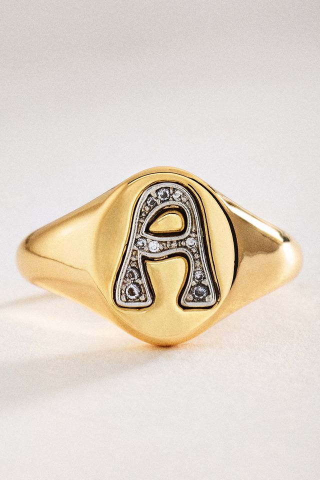 Signet Monogram Ring #1