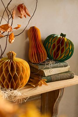 Paper Honeycomb Pumpkin