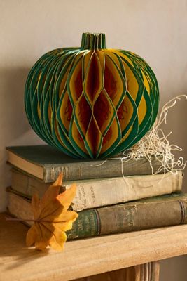 Paper Honeycomb Pumpkin