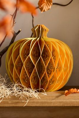 Paper Honeycomb Pumpkin
