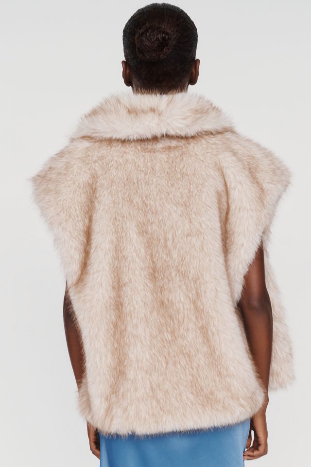 By Anthropologie Faux Fur Vest #1