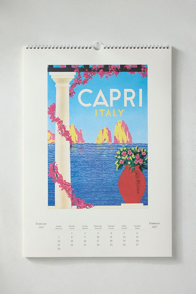 Vintage Travel 2027 Wall Calendar #1