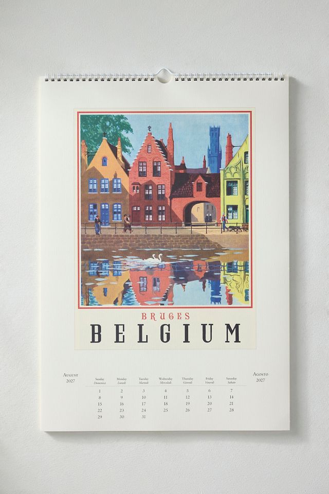 Vintage Travel 2027 Wall Calendar #2