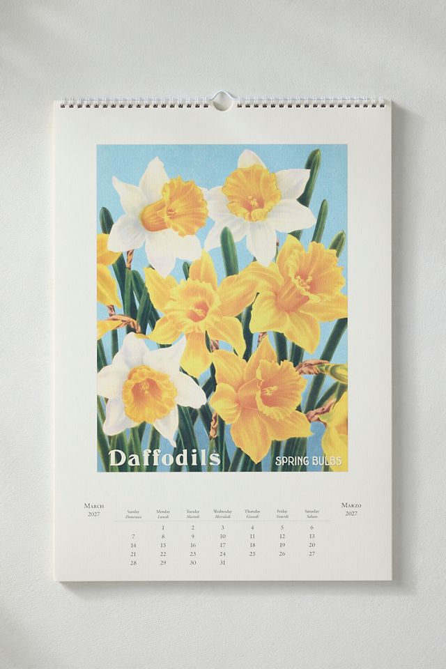 Garden Flowers 2027 Wall Calendar #1
