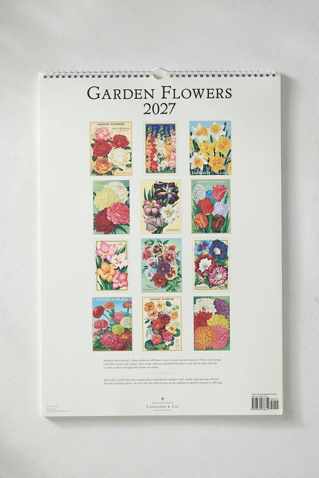 Garden Flowers 2027 Wall Calendar #3