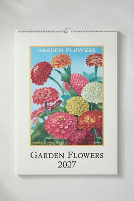 Garden Flowers 2027 Wall Calendar