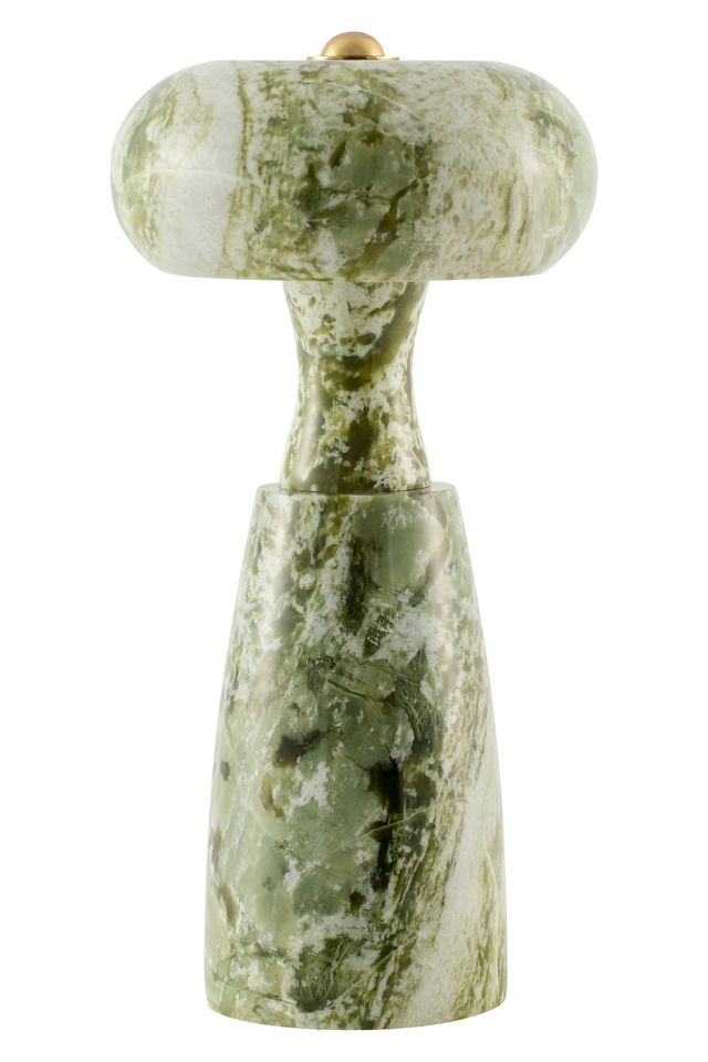 Marzela Washed Marble Sculptural Rechargeable Table Lamp #2
