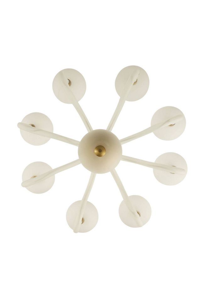 Tebaldi Venetian Inspired Etched Glass Chandelier #1
