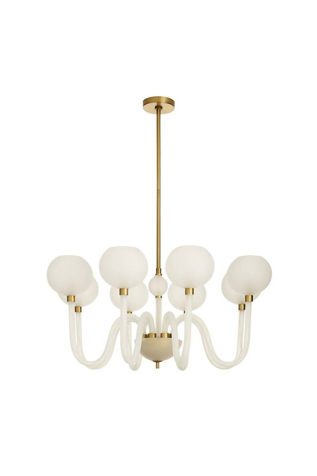 Tebaldi Venetian Inspired Etched Glass Chandelier #7
