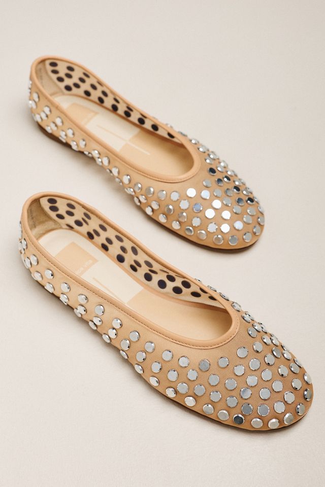 Dolce Vita Calia Studded Mesh Flats #1