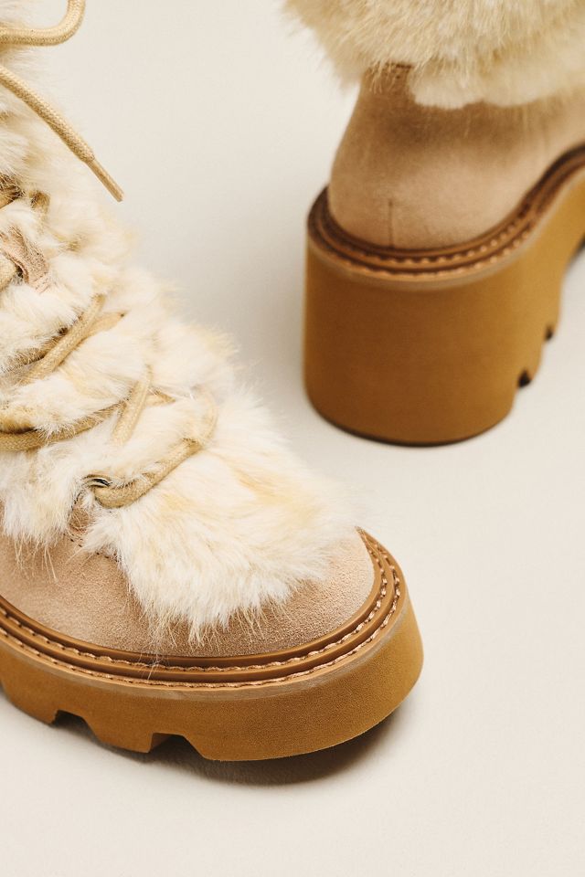 Dolce Vita Hawkin Plush Suede & Faux Fur Boots #2