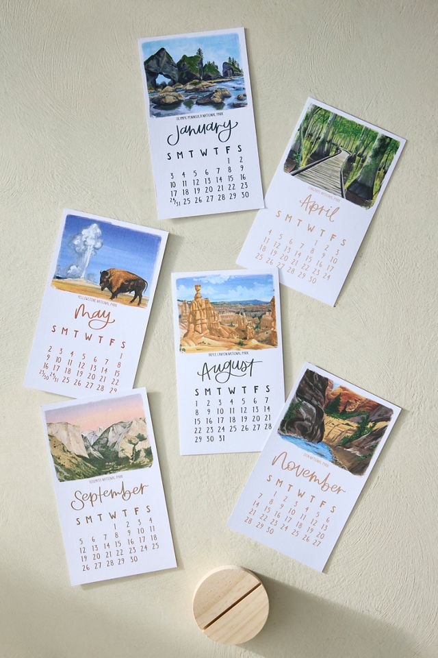 National Parks 2027 Stump Stand Calendar #1