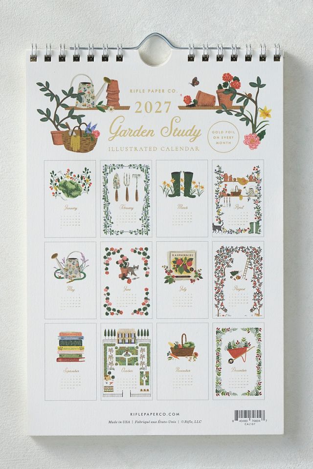 Rifle Paper Co. Garden Study 2027 Calendar #2