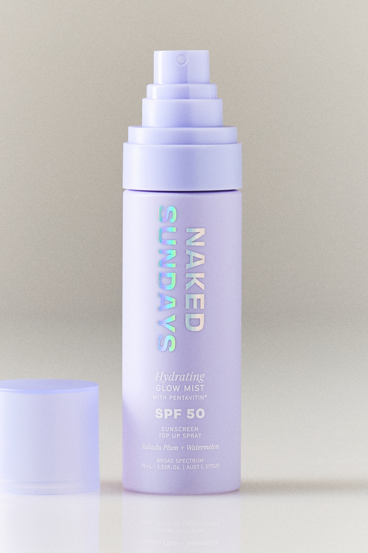 Naked Sundays Hydrating Glow Mist Setting Spray SPF 50+