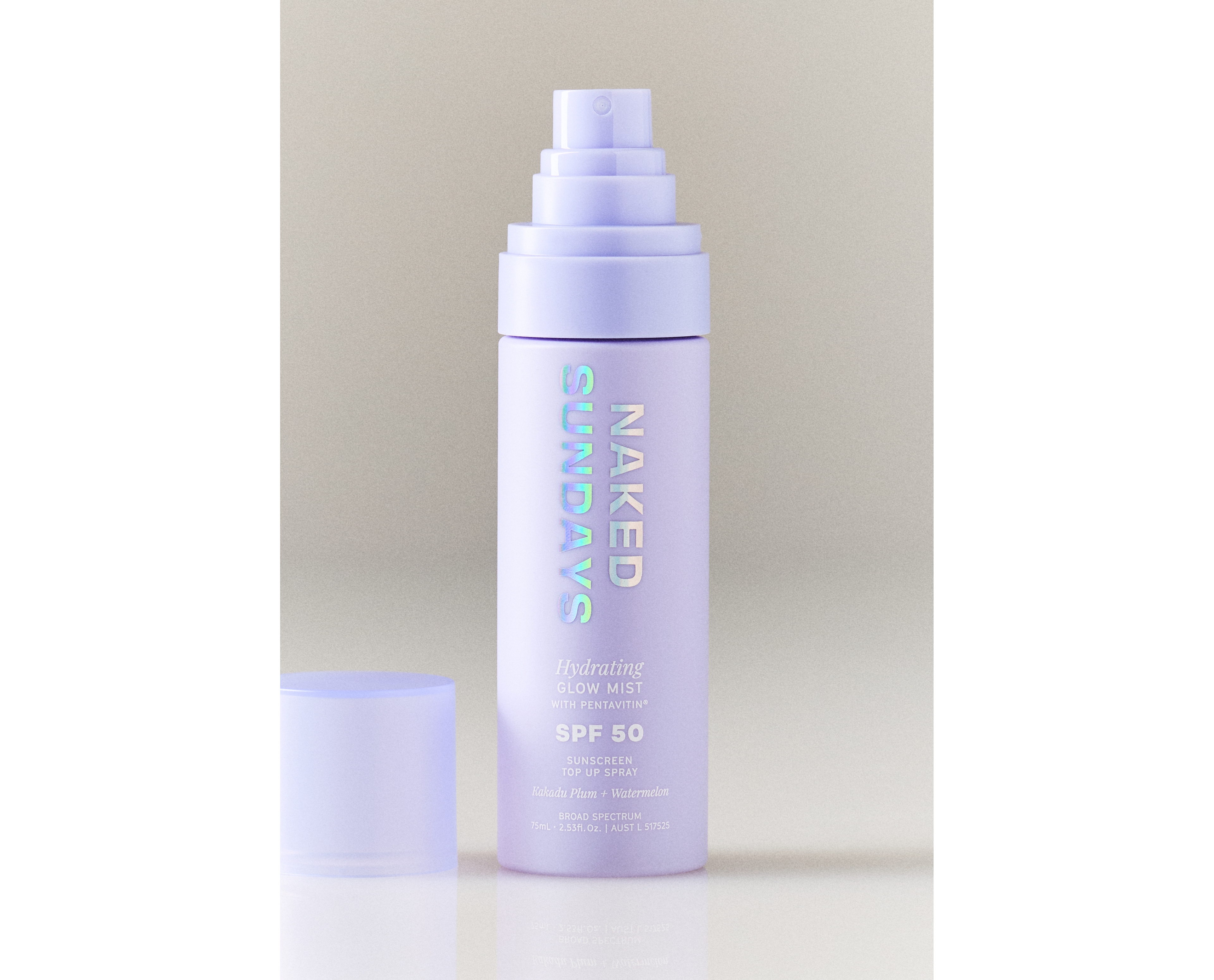Naked Sundays Hydrating Glow Mist Setting Spray SPF 50+
