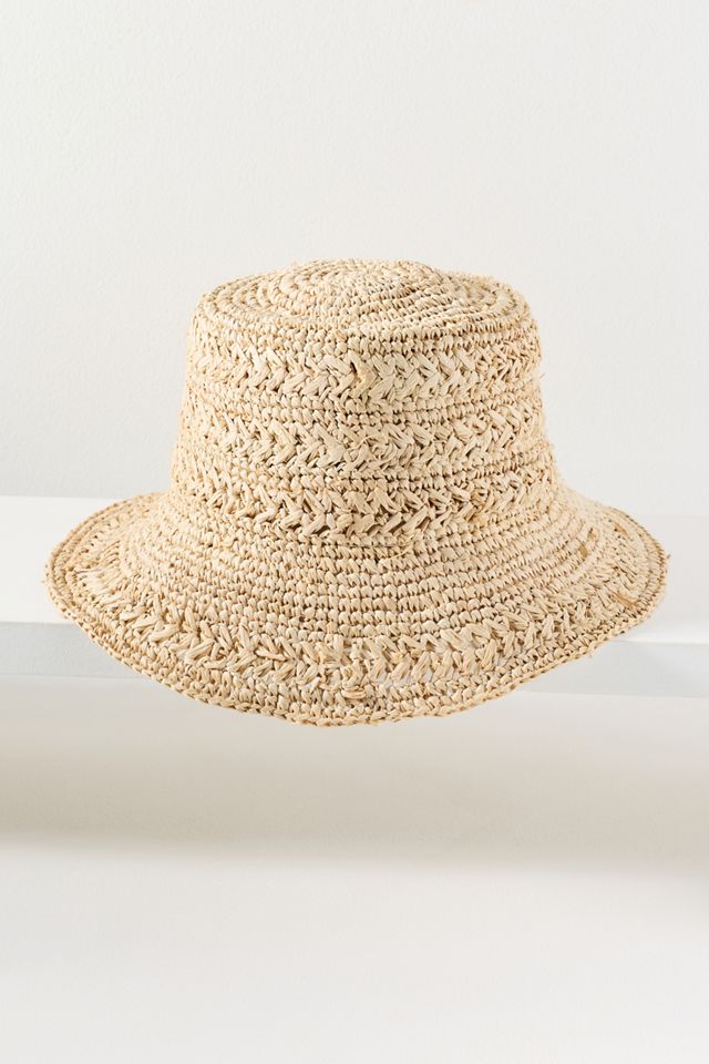 Wyeth Sigrid Raffia Bucket Hat #1
