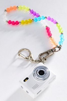 Posh Tech Mini Digital Camera with Beaded Lanyard