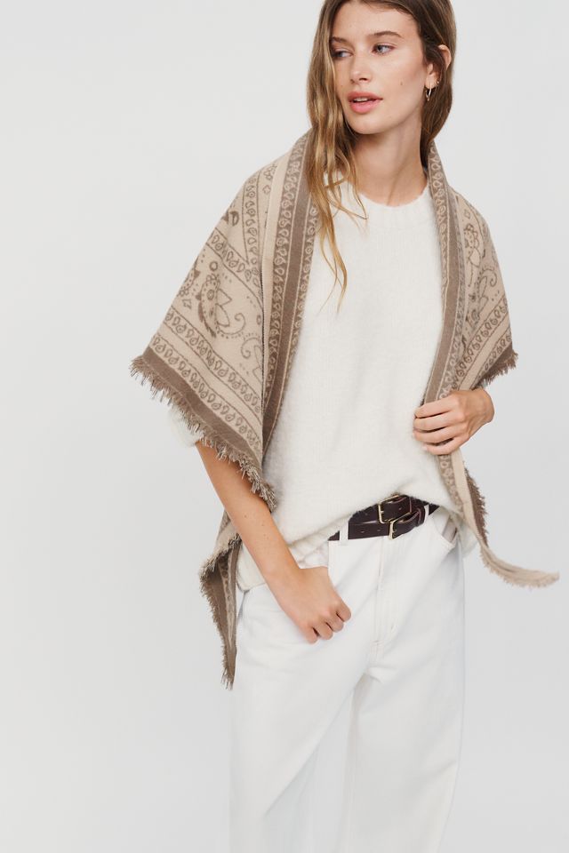 By Anthropologie Large Bandana Triangle Scarf #1