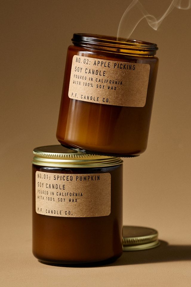 P.F. Candle Co. Gourmand Apple Picking Glass Jar Candle #1