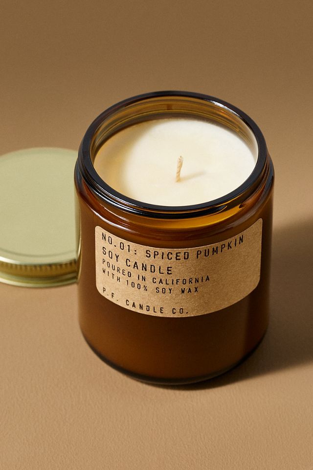 P.F. Candle Co. Gourmand Spiced Pumpkin Glass Jar Candle #2