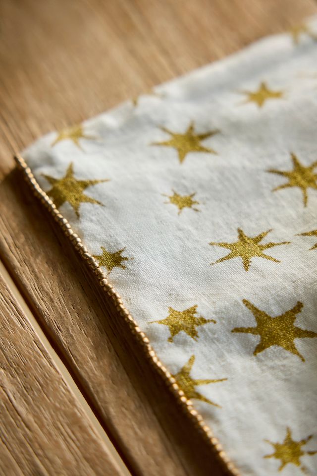 Metallic Starburst Linen Placemat #1