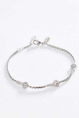 By Anthropologie Delicate Crystal Cluster Bracelet