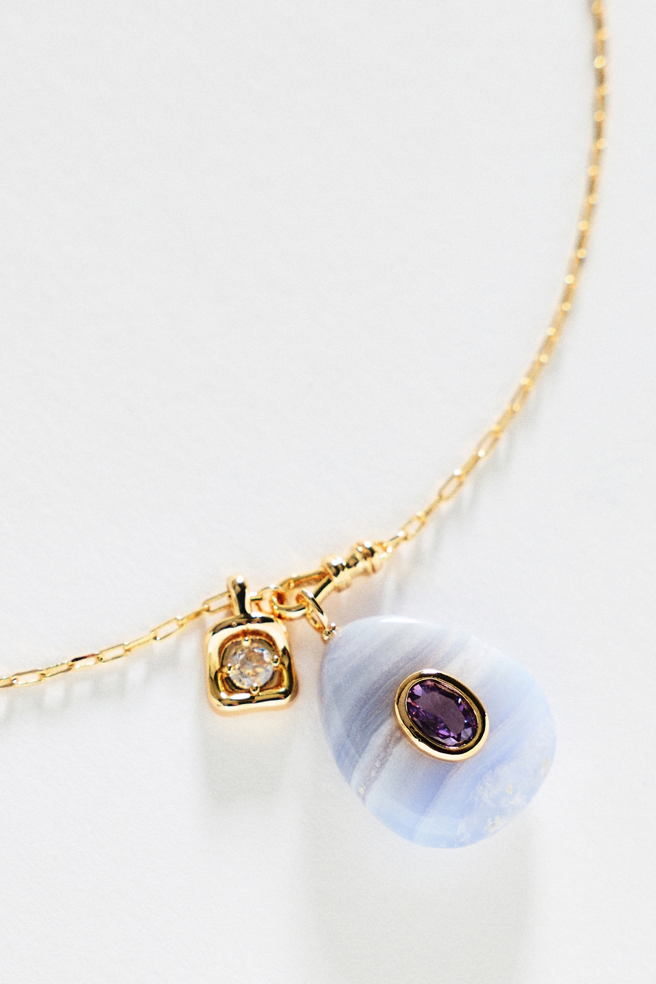 By Anthropologie Stone Pendant Necklace