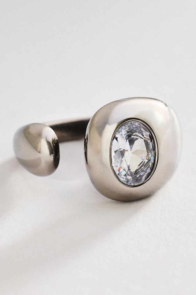 By Anthropologie Open Bezel Ring #1