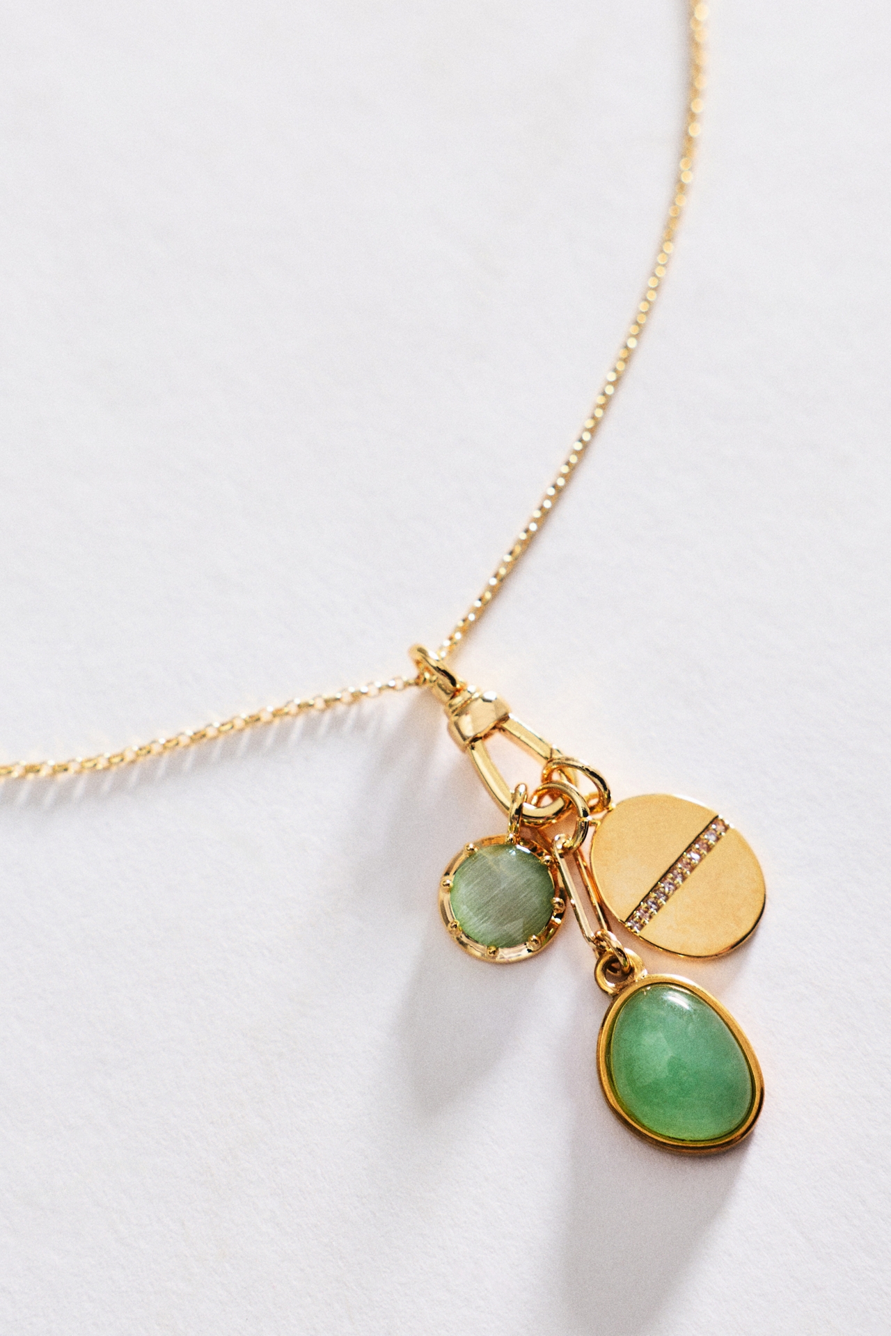By Anthropologie Charms Pendant Delicate Chain Necklace
