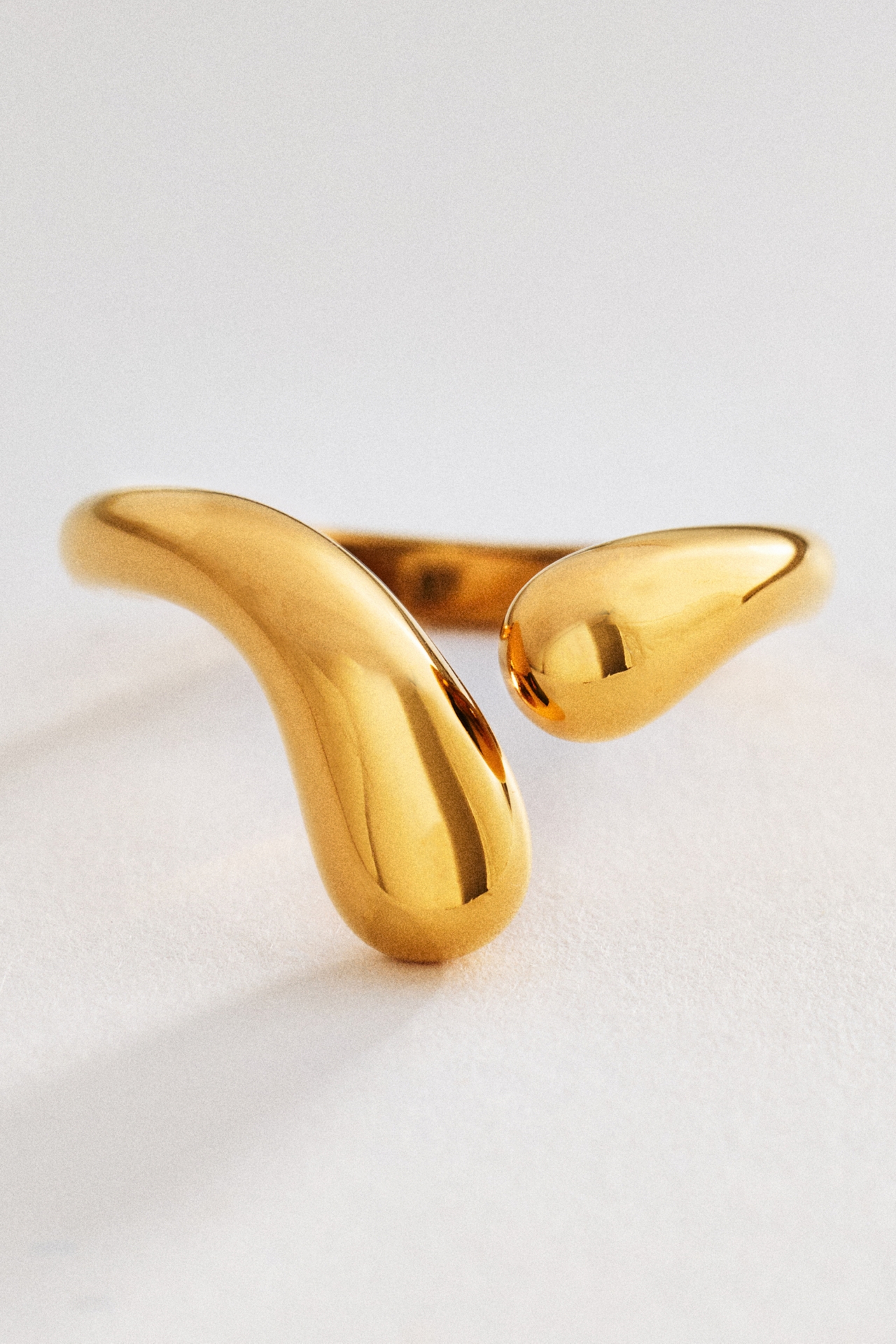 By Anthropologie Open Molten Ring