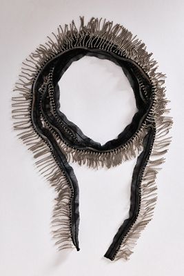 By Anthropologie Prelayer Wrap Tassel Necklace