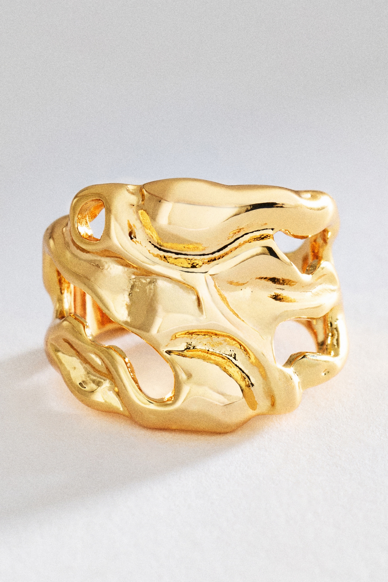 By Anthropologie Molten Tide Ring