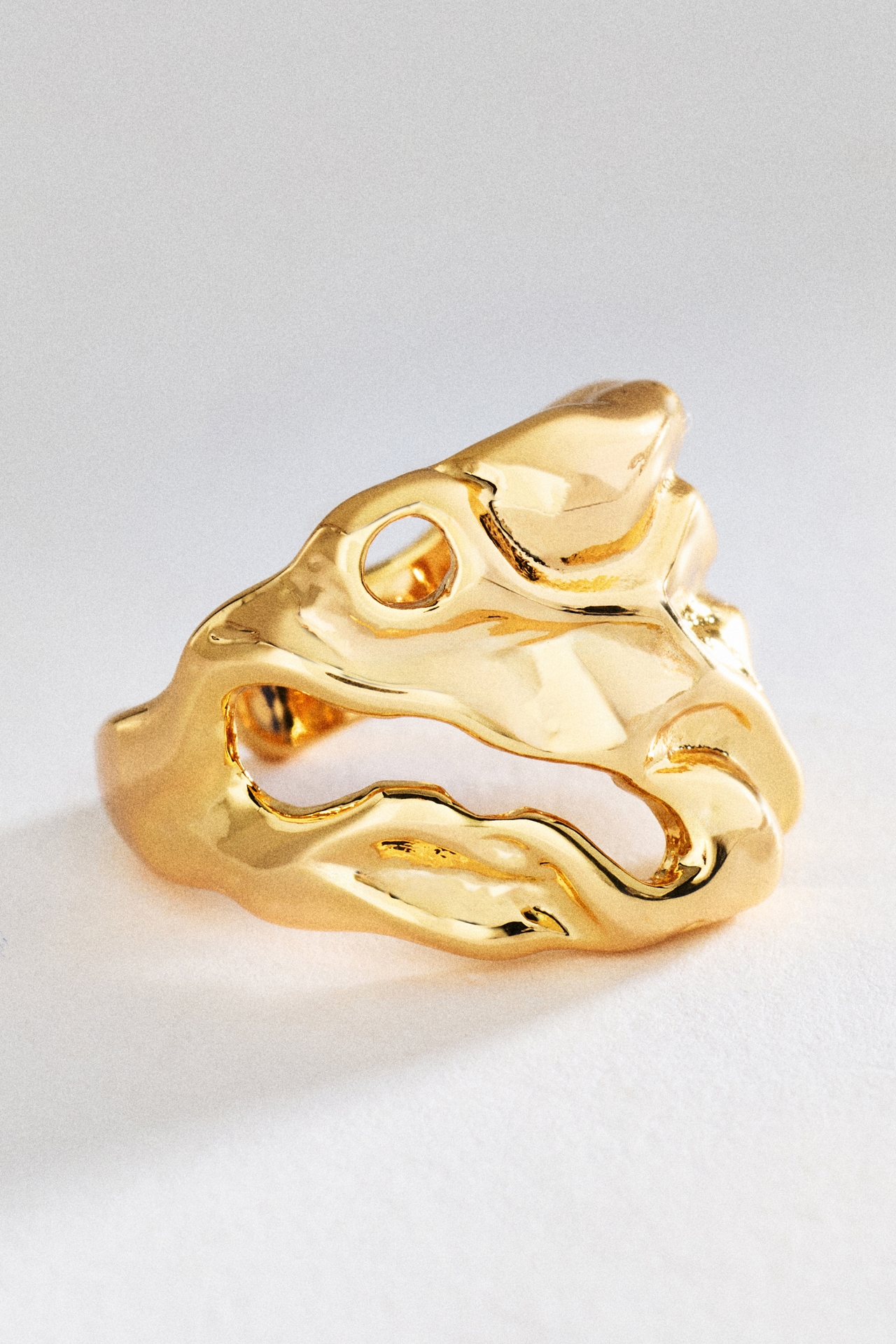 By Anthropologie Molten Tide Ring