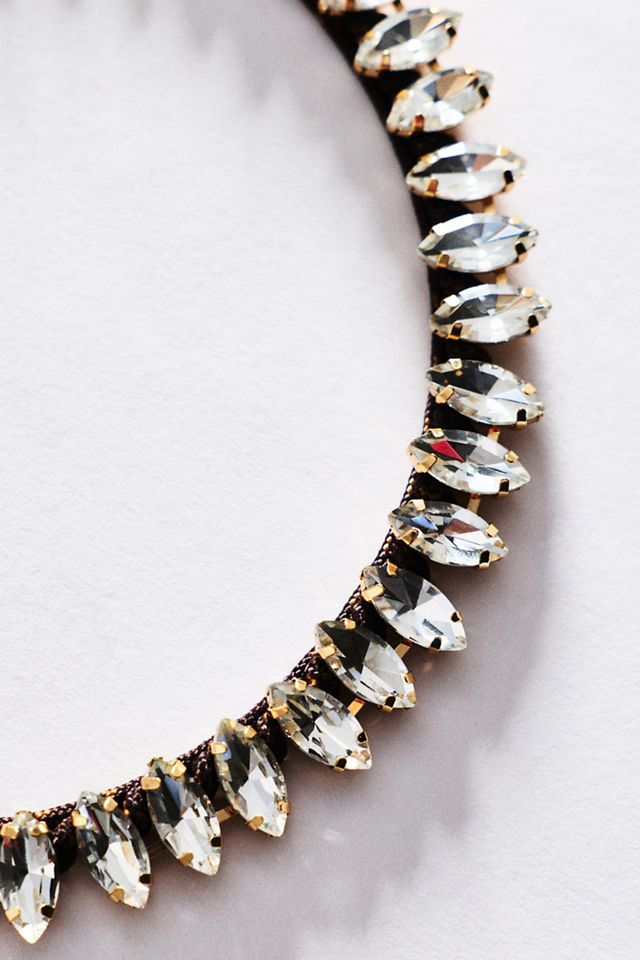 By Anthropologie Crystal Choker Necklace #1
