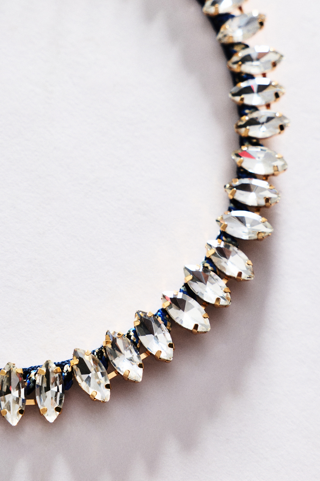 By Anthropologie Crystal Choker Necklace