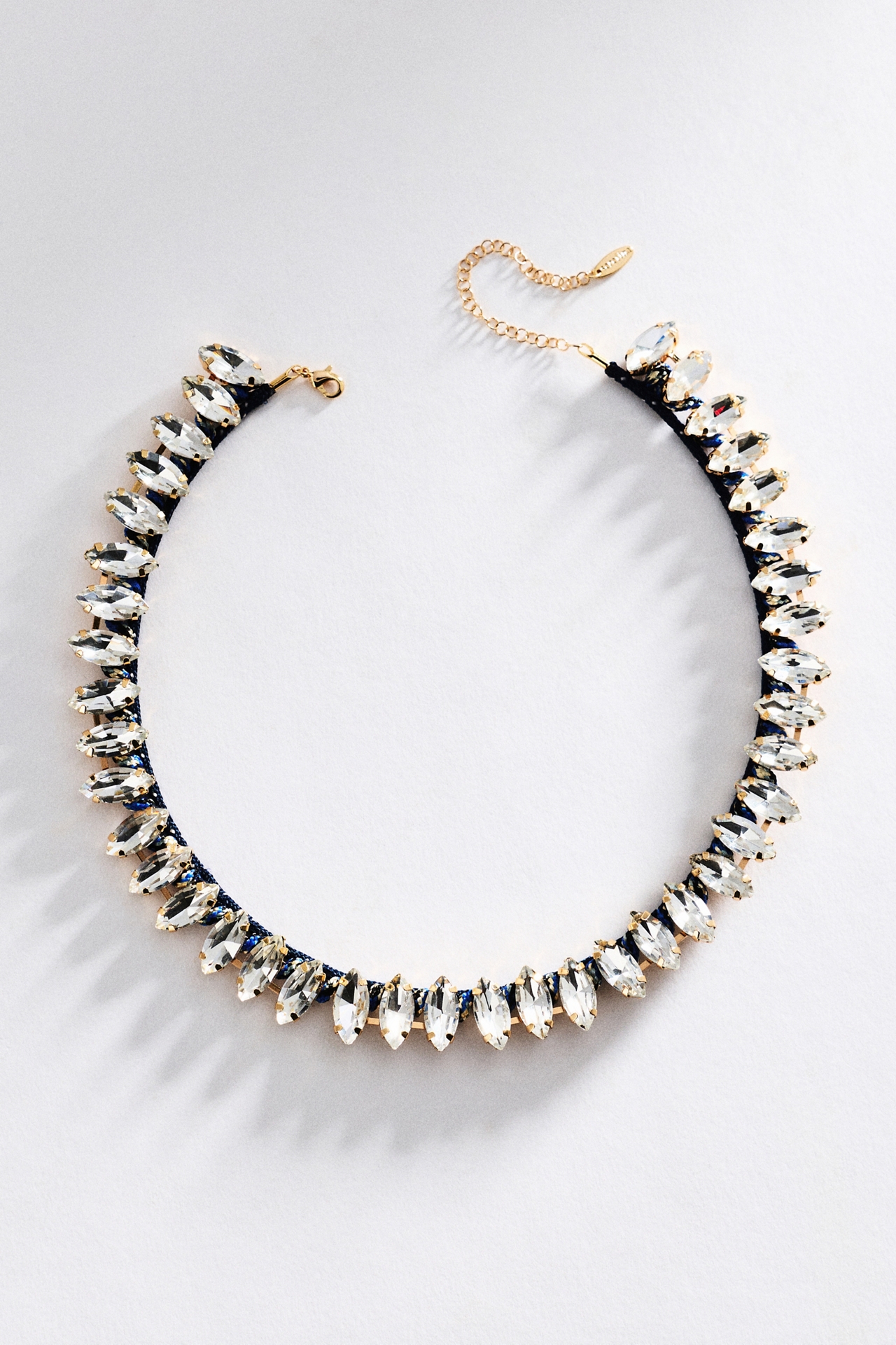 By Anthropologie Crystal Choker Necklace