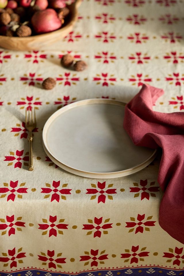 Arcadia Linen Tablecloth #2