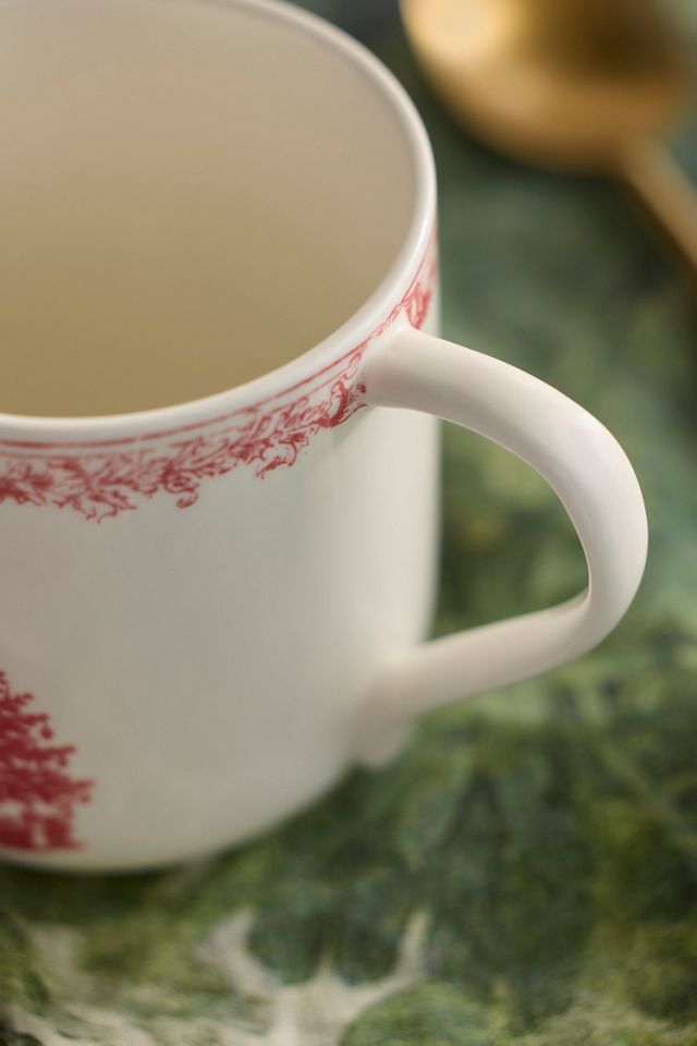 Red Tannenbaum Stoneware Mug #1