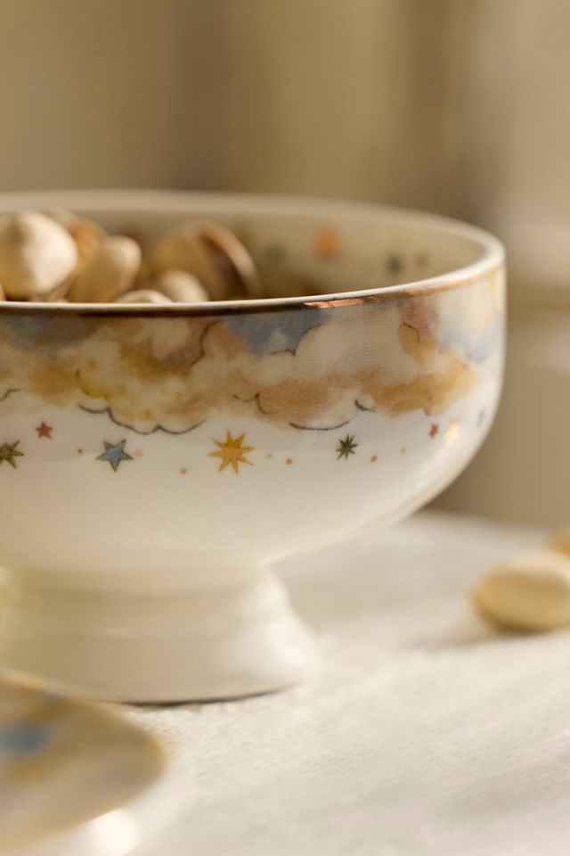 Kaleidoscope Stoneware Nut Bowl #1