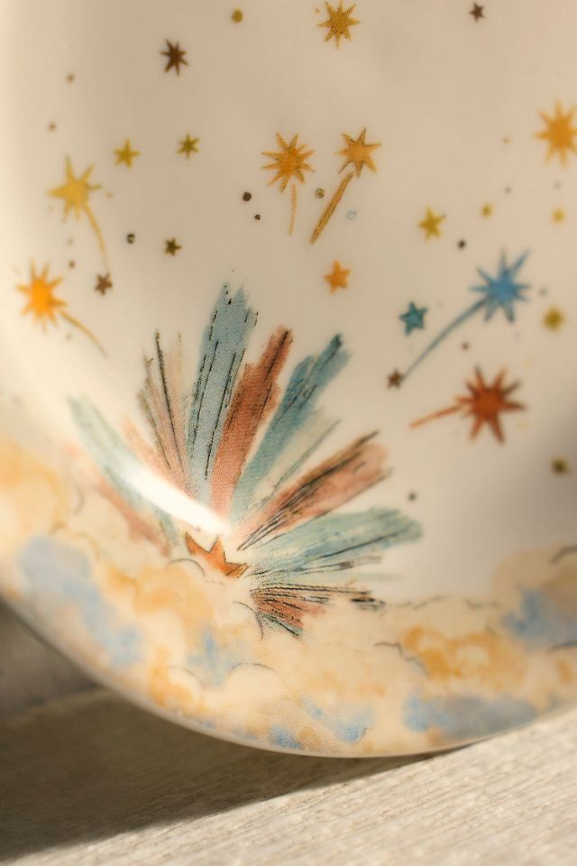 Kaleidoscope Stoneware Bread Plate #1