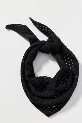 By Anthropologie Triangle Knit Hair Scarf