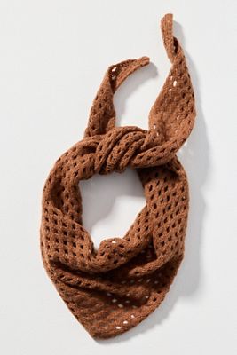 By Anthropologie Triangle Knit Hair Scarf